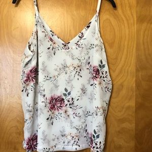 Beautiful WHBM Reversible flowy cami
